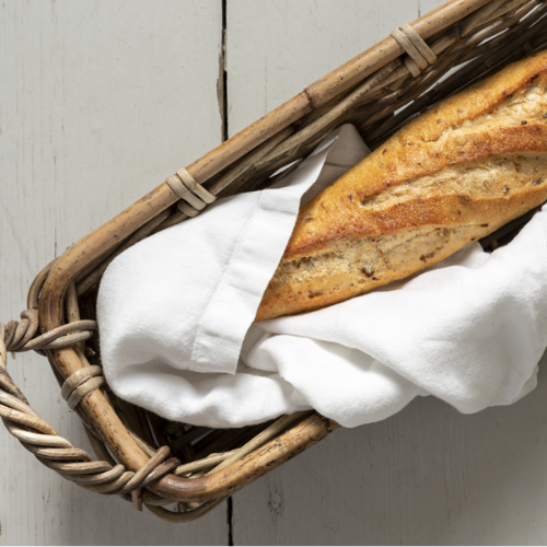 Bread in kubu basket