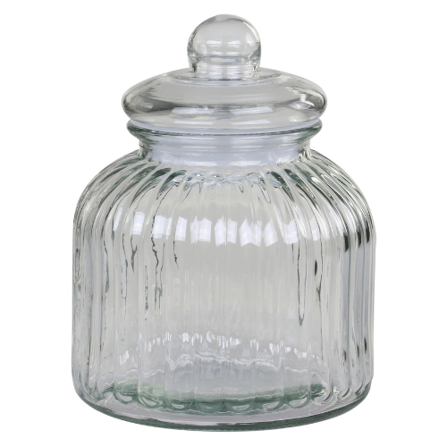Small Glass Storage jar - H23cm