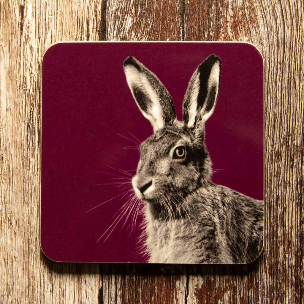 Hare Coaster - Mulberry