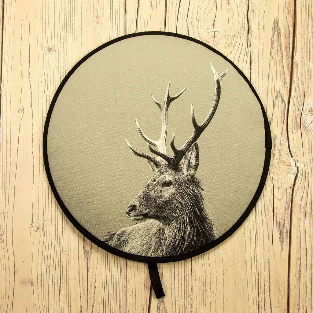 Highland Stag Chefs Pad for Aga Cooker - Sage Grey