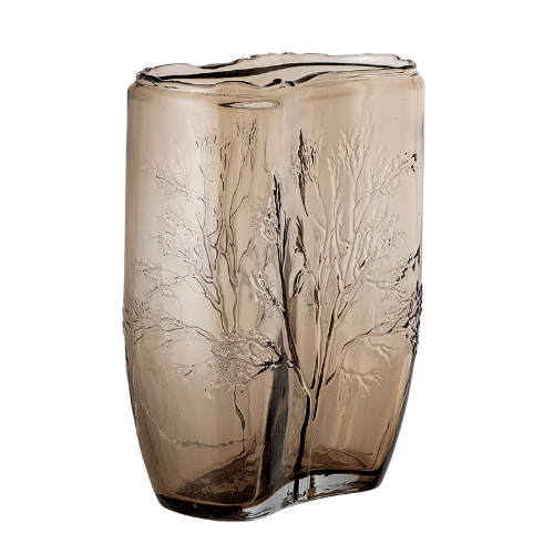 Jara Glass Vase  - Tree Design