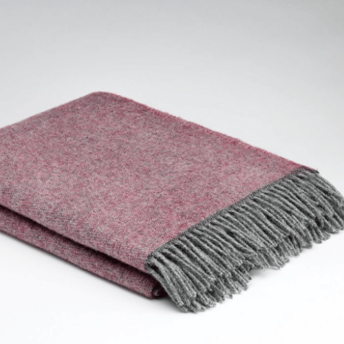 McNutt Cosy Rose Pure Wool Throw