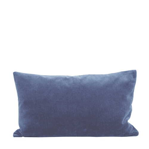 Misi Fjord Blue Velvet Cushion