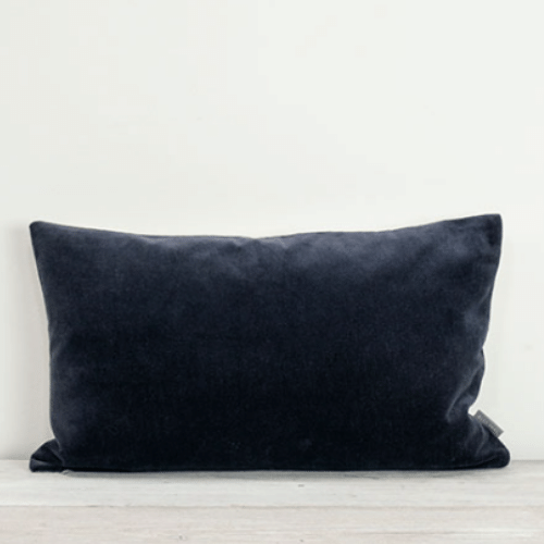 Misi Velvet Cushion - Indigo Blue