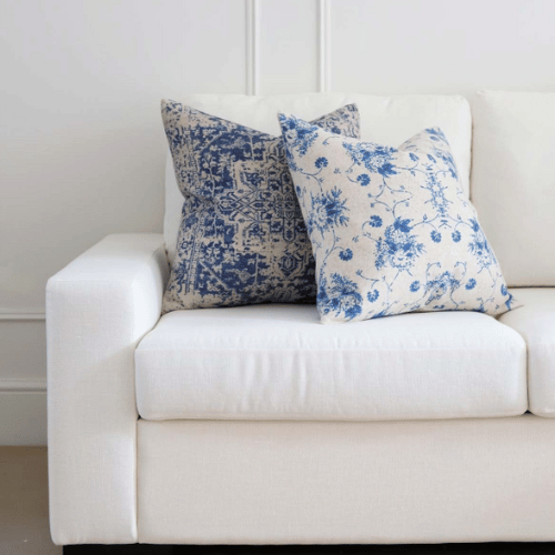 Mithra and Ming Blue Cushions