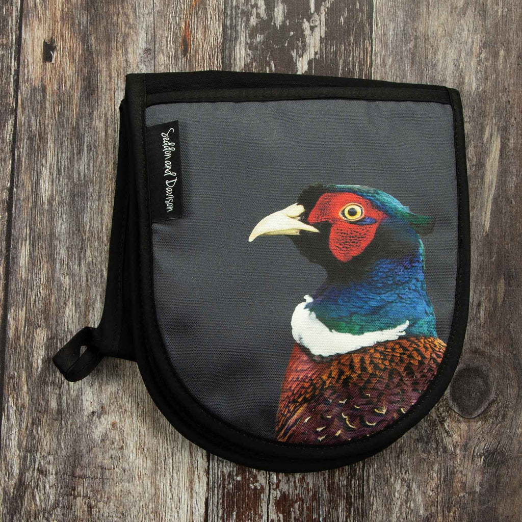 Pheasant Oven Gloves - Colour - Charcoal