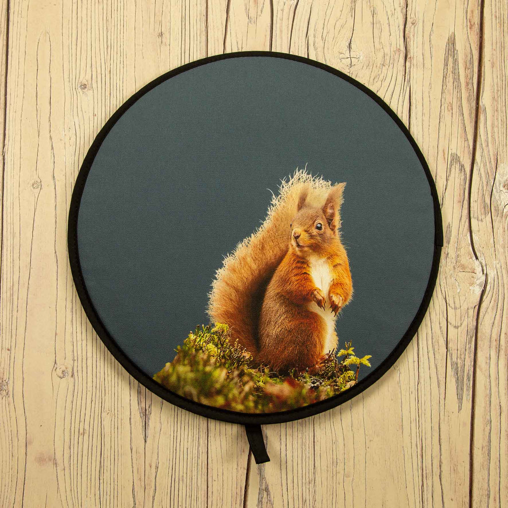 Red Squirrel Chefs Pad for Aga Cooker - Steel Blue