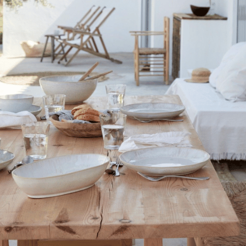 Sand Beige Dinner Service - Eivissa Collection