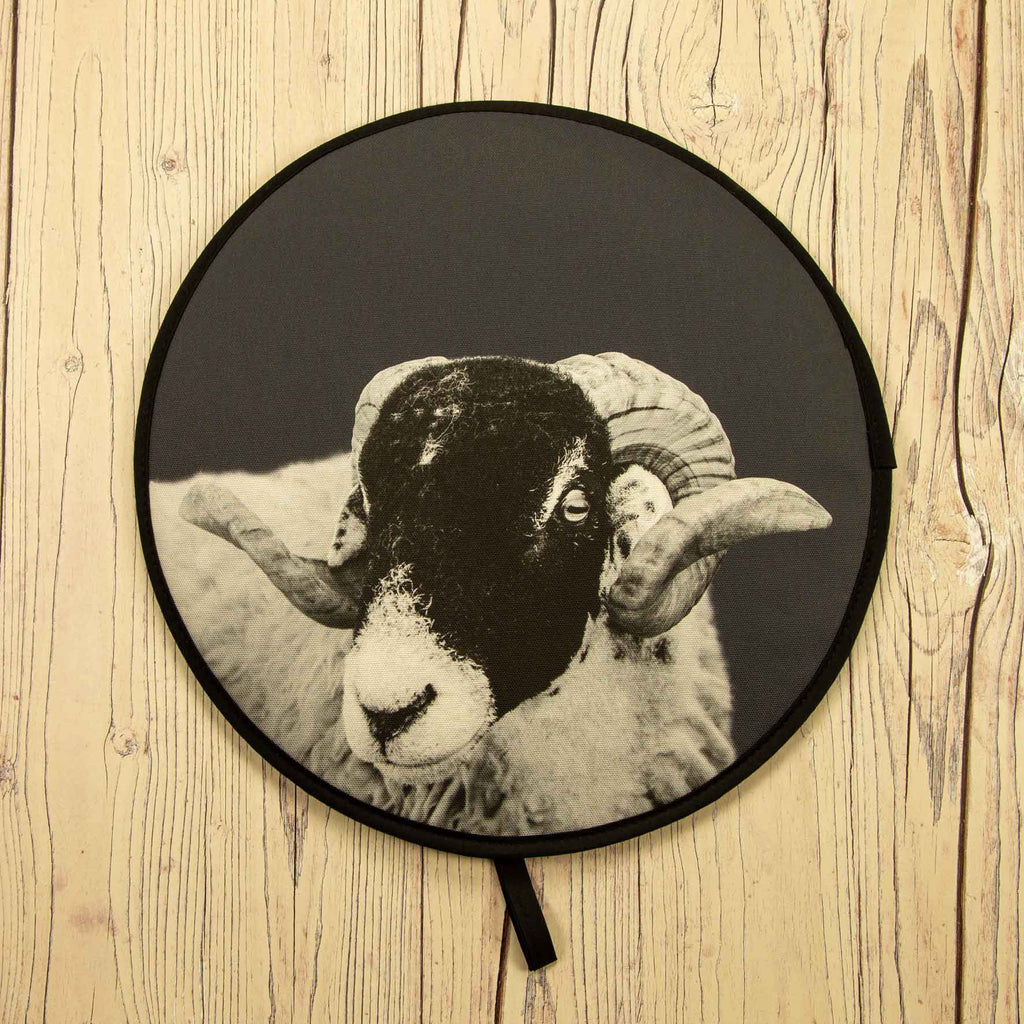 Sheep Chefs Pad for Aga Cooker - Charcoal