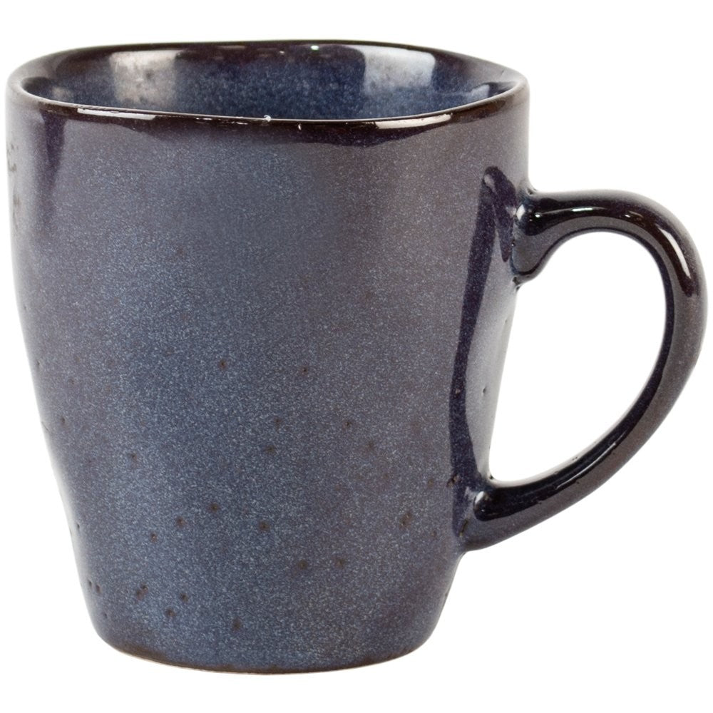 Ceramic Mug Inky Blue White Background