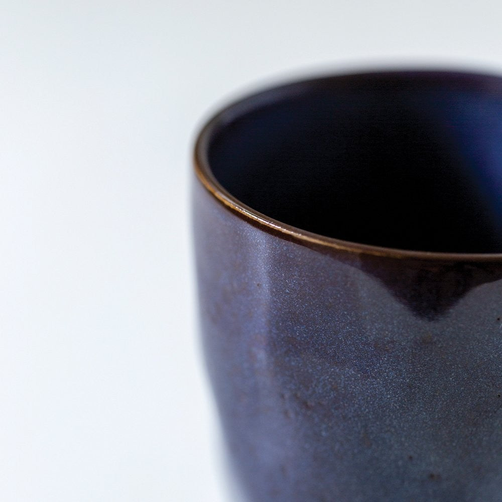 Ceramic Mug Inky Blue Close Up