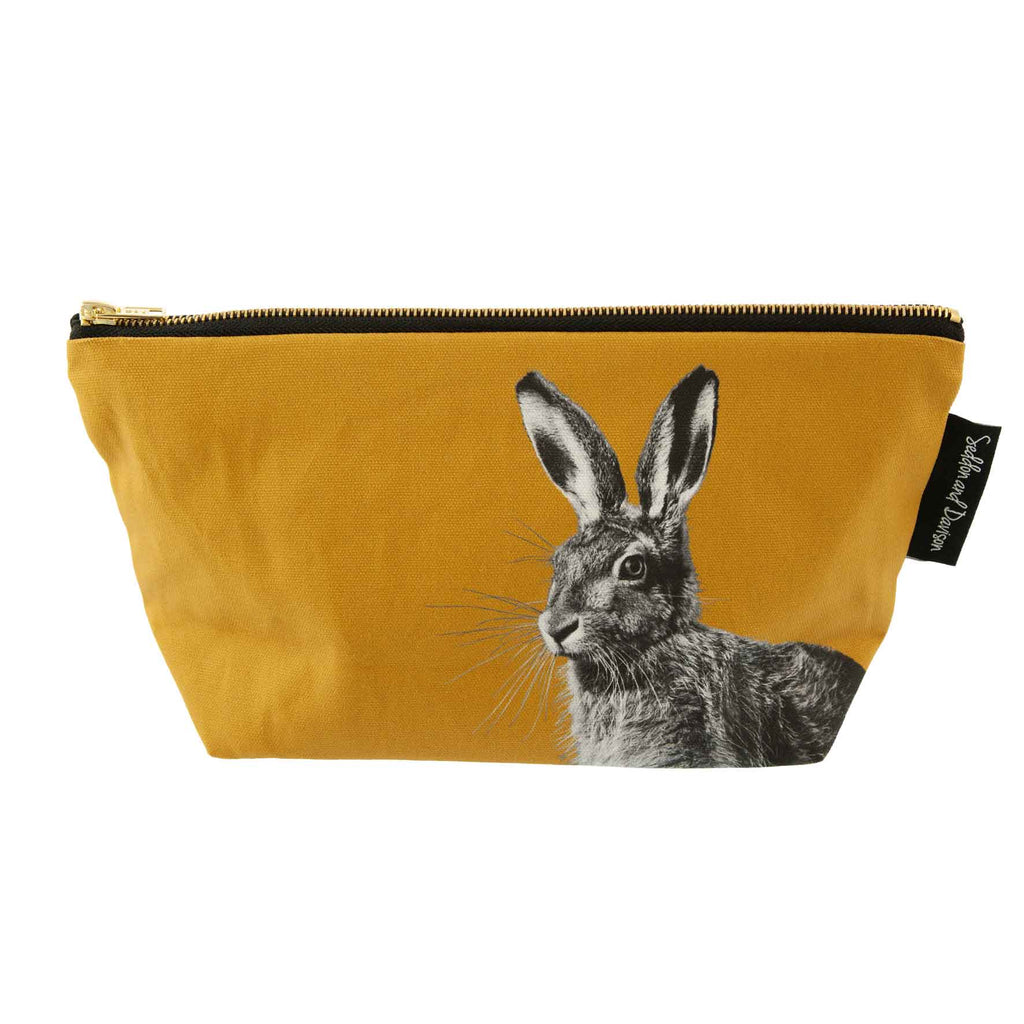 Hare Wash Bag - Ochre