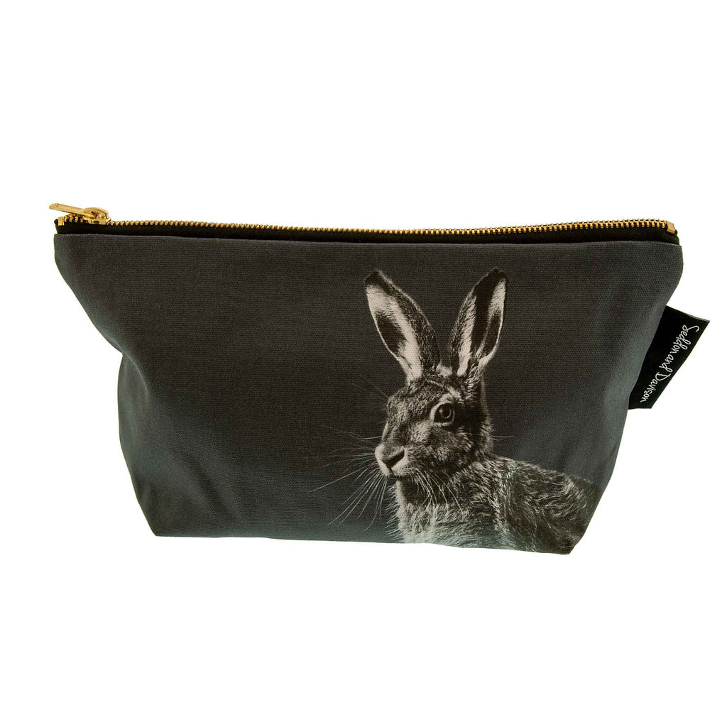 Hare Wash Bag Charcoal