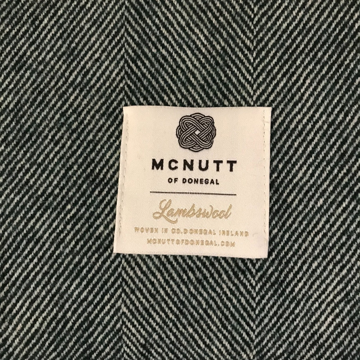 Merino Lambswool Throw Amazon Herringbone McNutt of Donegal