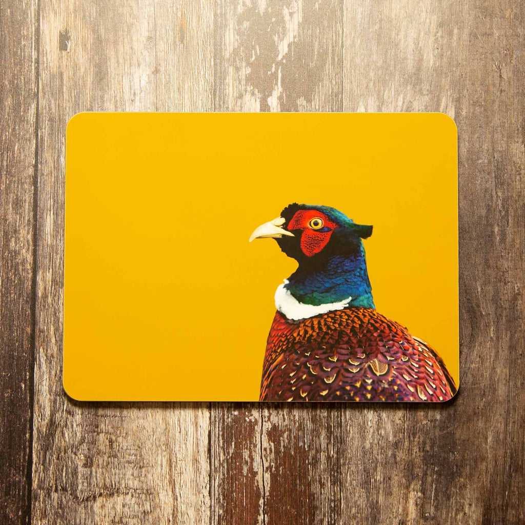 Pheasant Colour Placemat - Mustard