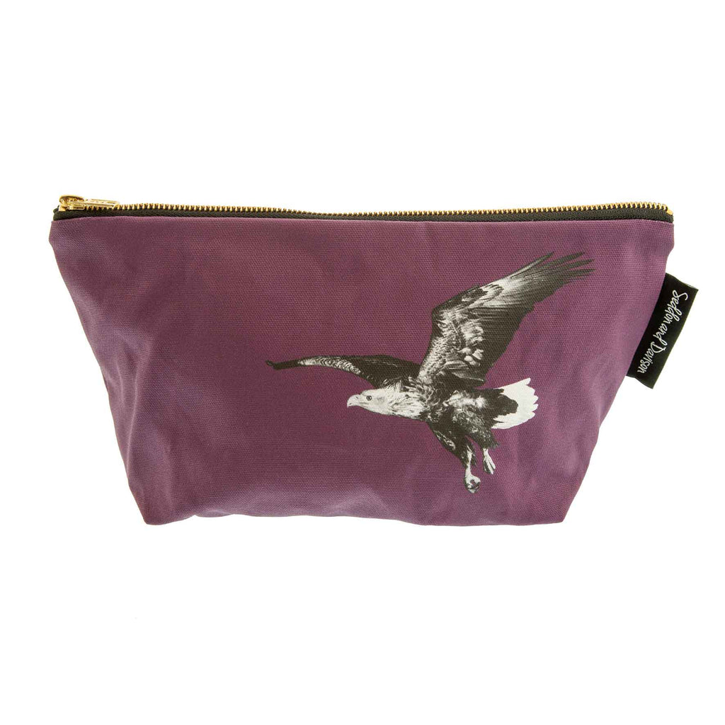 sea eagle wash bag - mulberry