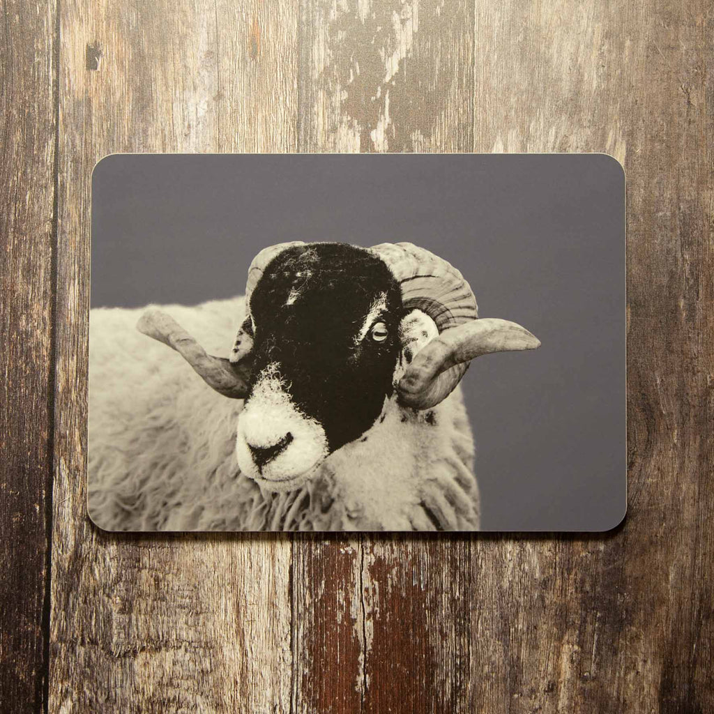 Sheep Placemat - Charcoal