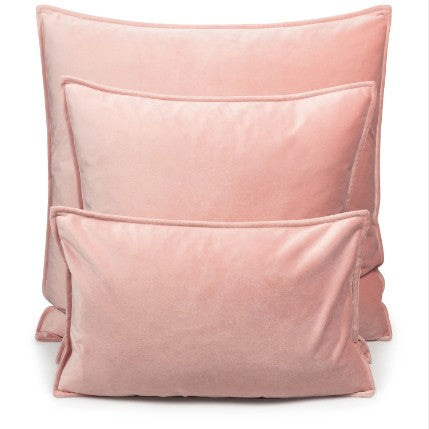 Velvet Cushions - Dusky Pink - Three Sizes