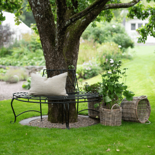 Alexia Round Rattan Baskets with Handles 