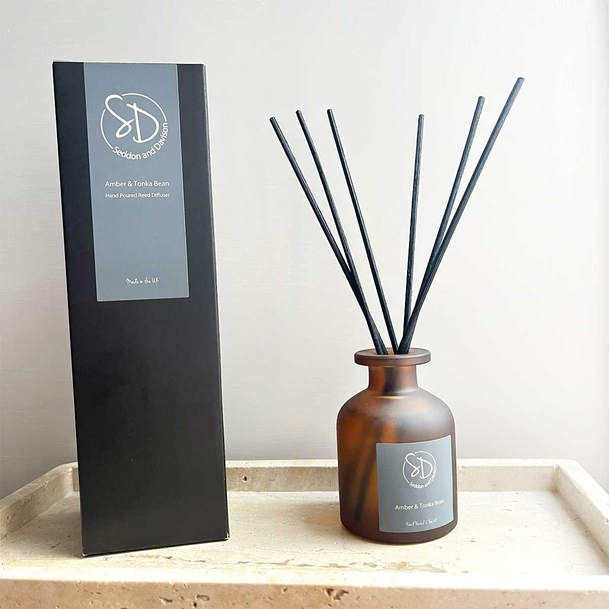 Amber and Tonka Bean, Reed Diffuser