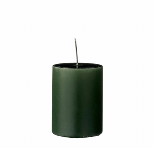 Anja Pillar Candle Green 7x10