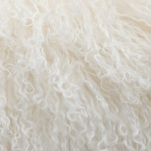 Aran Sheepskin Cushion in Cream