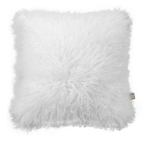 Aran Sheepskin Cushion in Cream
