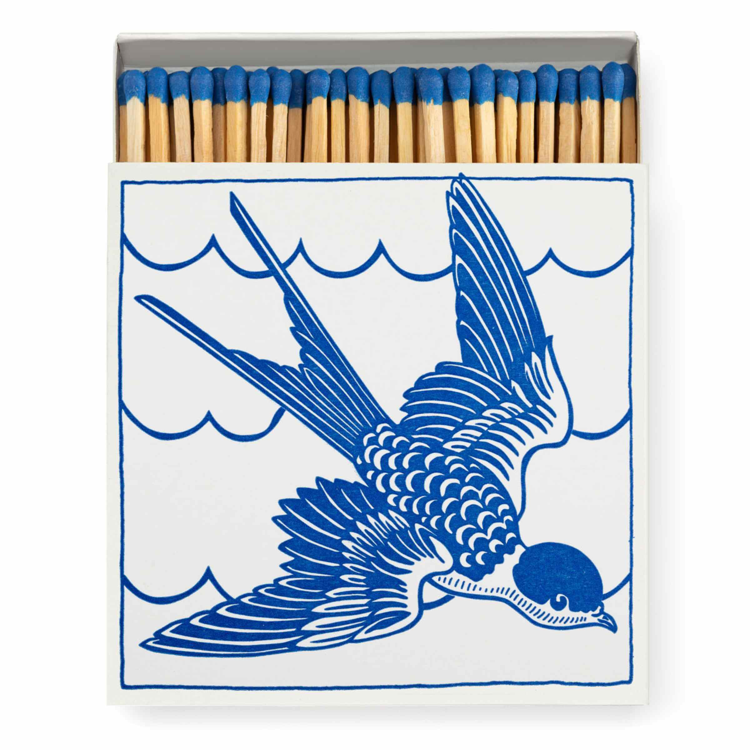 Archivist Matches - Blue Swallow