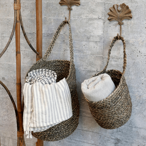 Baskets for Hanging on Hooks - Black