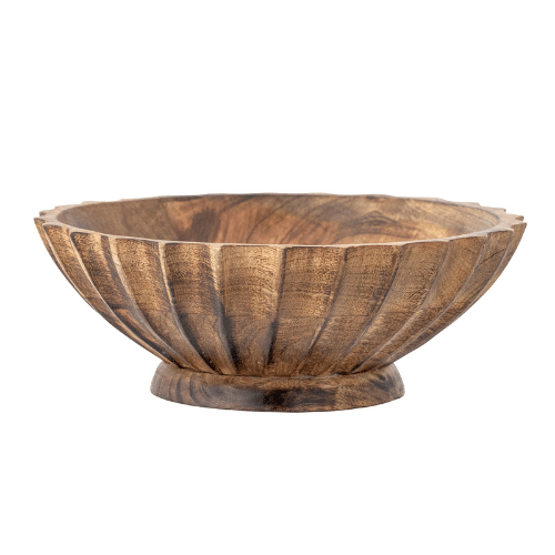 Caithlin Mango Wood Serving Bowl