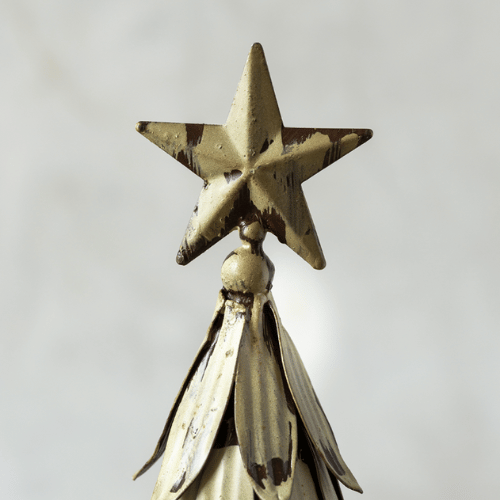 Christmas Tree Metal - Pistachio - Star