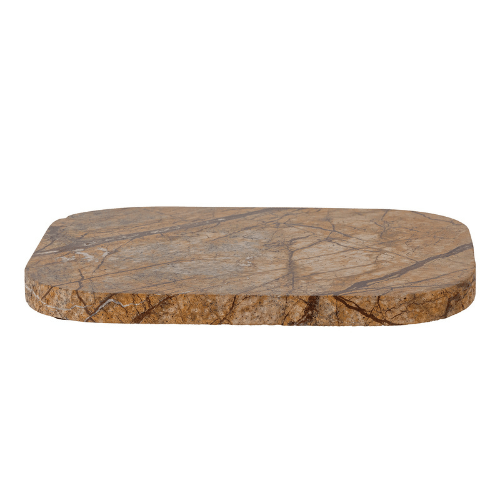 Deborah Serving Tray - Brown - Marble