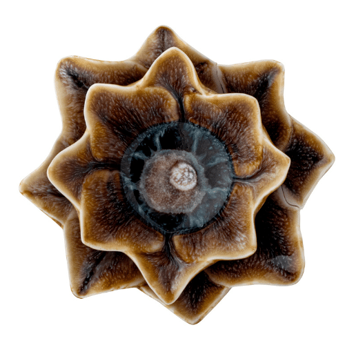Dinah Flower Votive - Stoneware