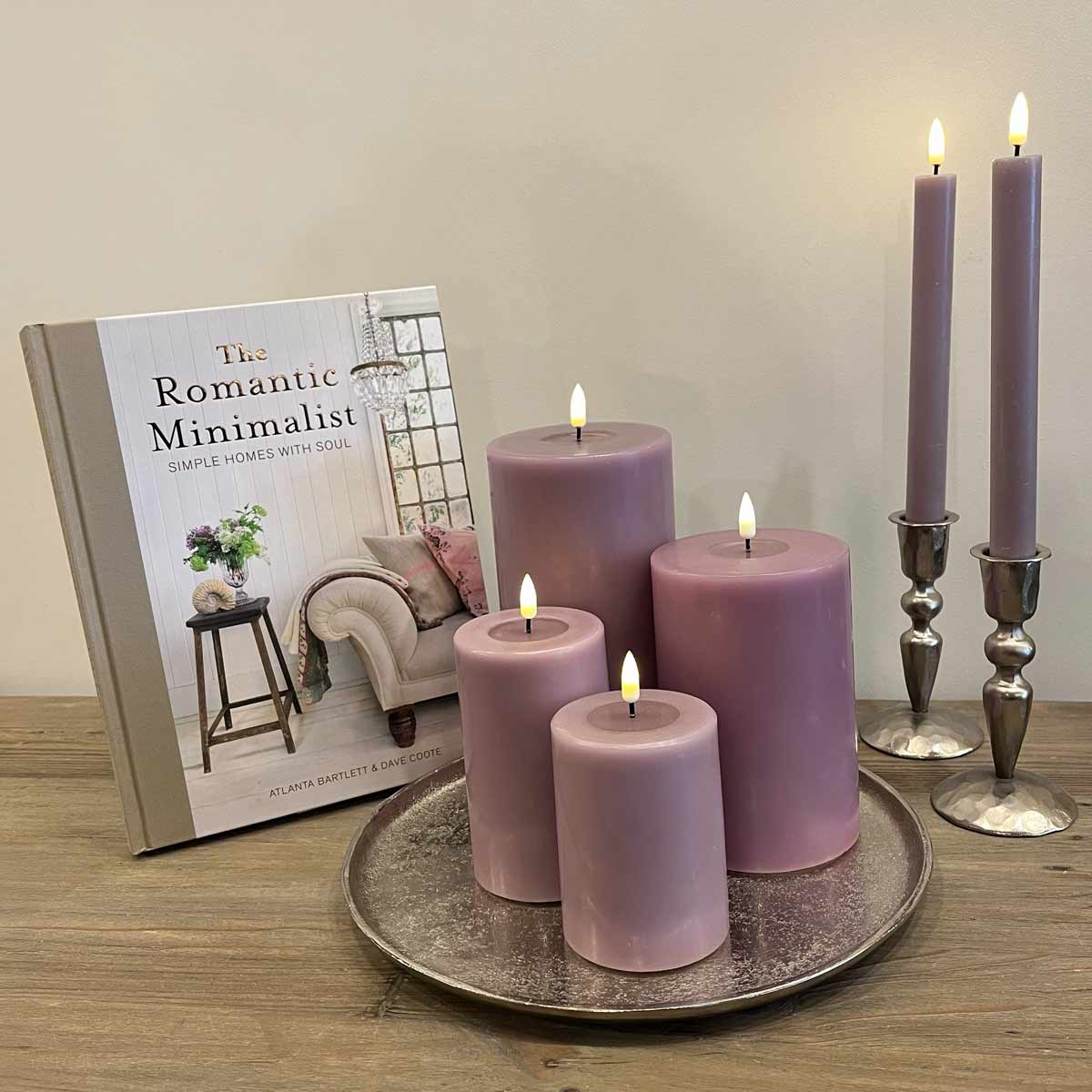 Dusky Pink LD Candles