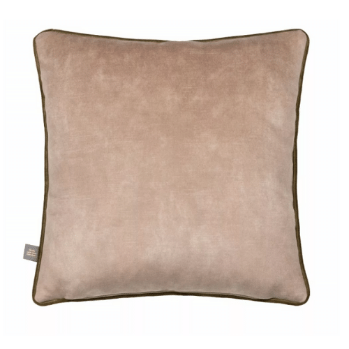 Etta Olive and Camel Square Cushion 58cm