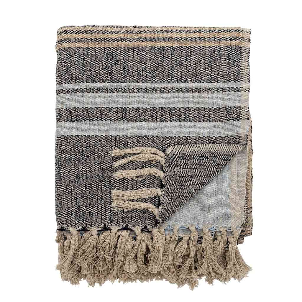 Ferrara_Blue_Throw_-_Recycled_Cotton