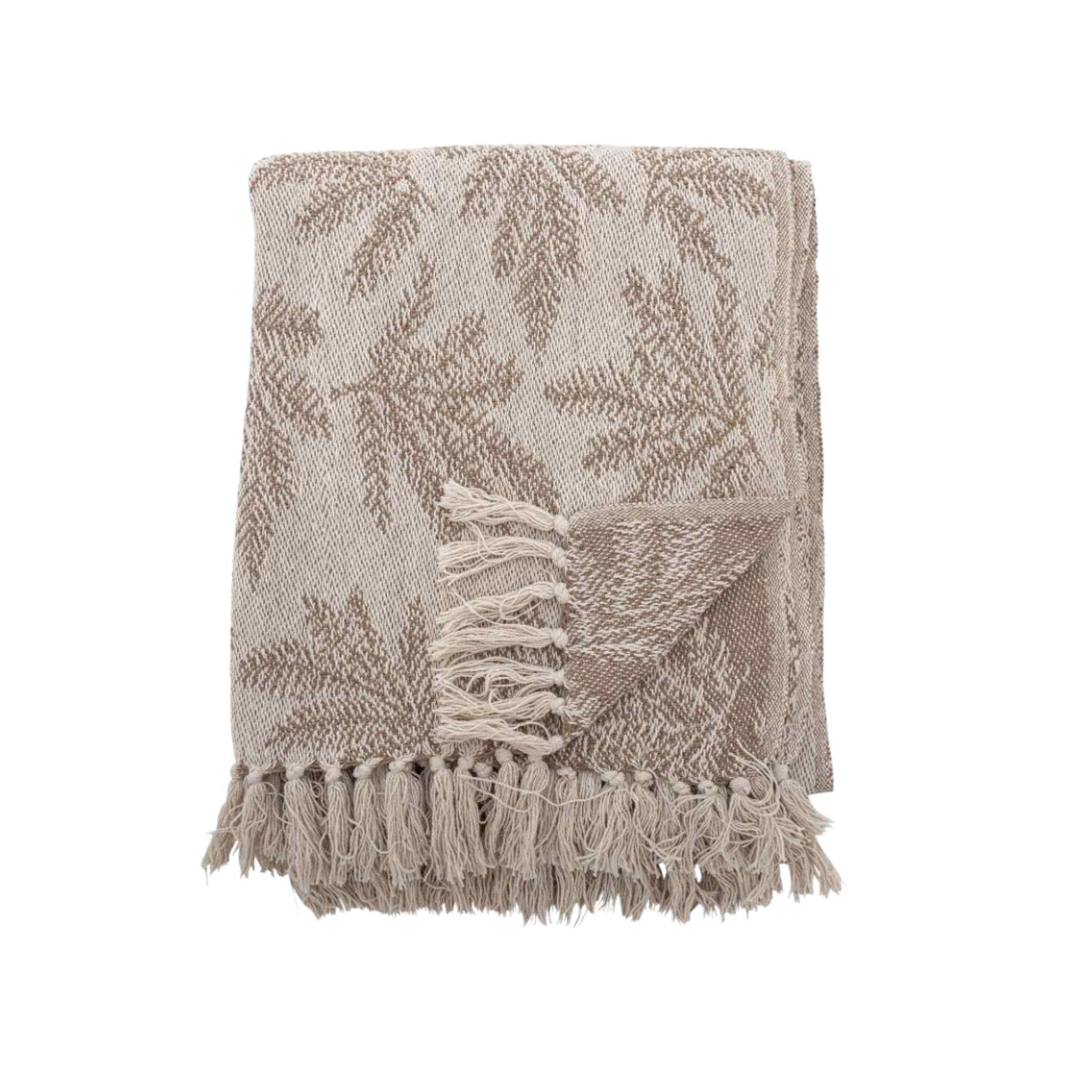 Gabriela Chestnut Throw - Recycled Cotton