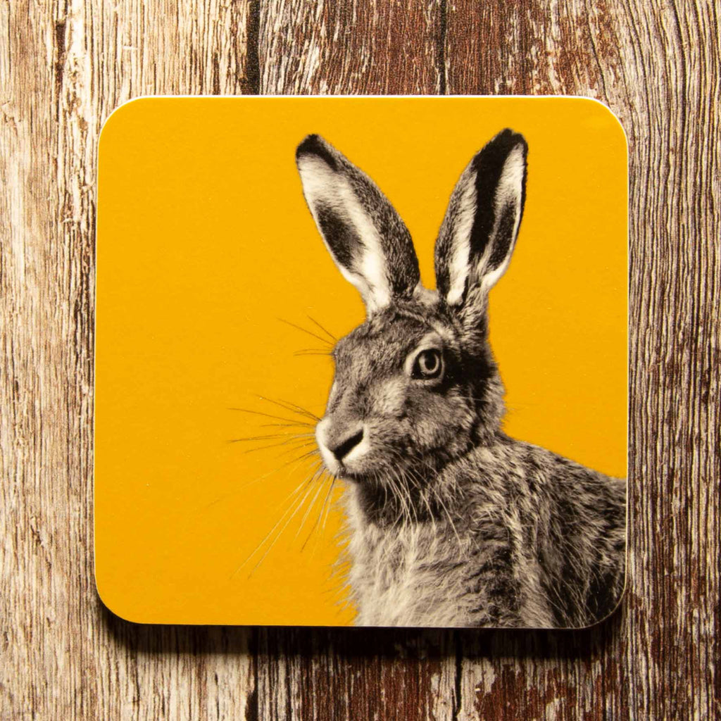 Hare Coaster - Mustard