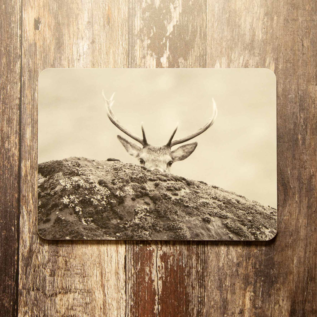 Highland Stag Peeking Placemat