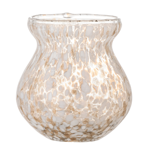 Jazmine Gold Vase- Recycled Glass