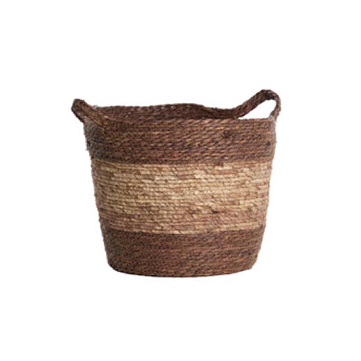 Kilkee Woven Basket – Brown and Terracotta Medium