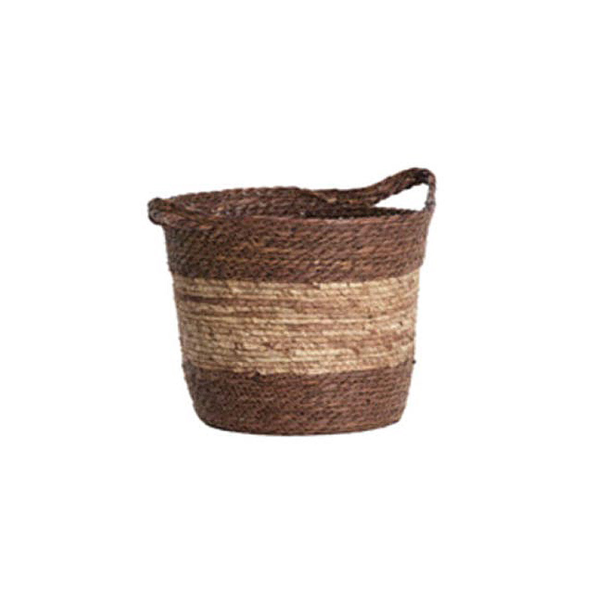 Kilkee Woven Basket – Brown and Terracotta Small