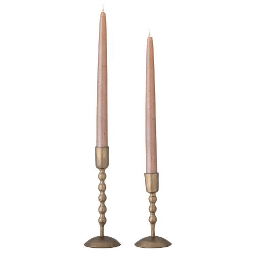 Kimmie Brass Candle Holders - Metal