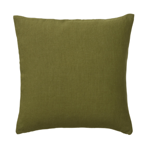 Linen Cushion - Dusty Green