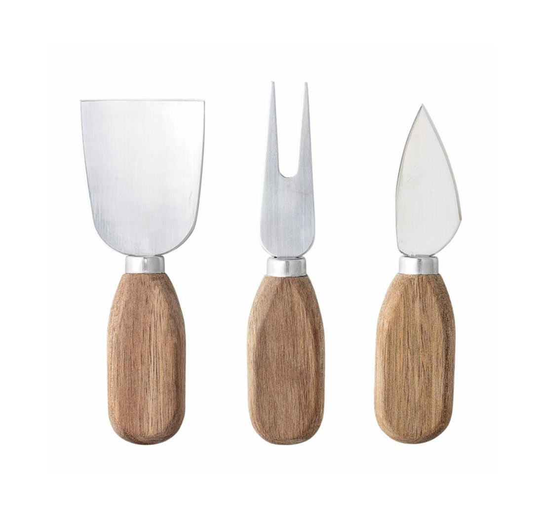 Lisamai Cheese Knives Set - Acacia Wood - Set of Three