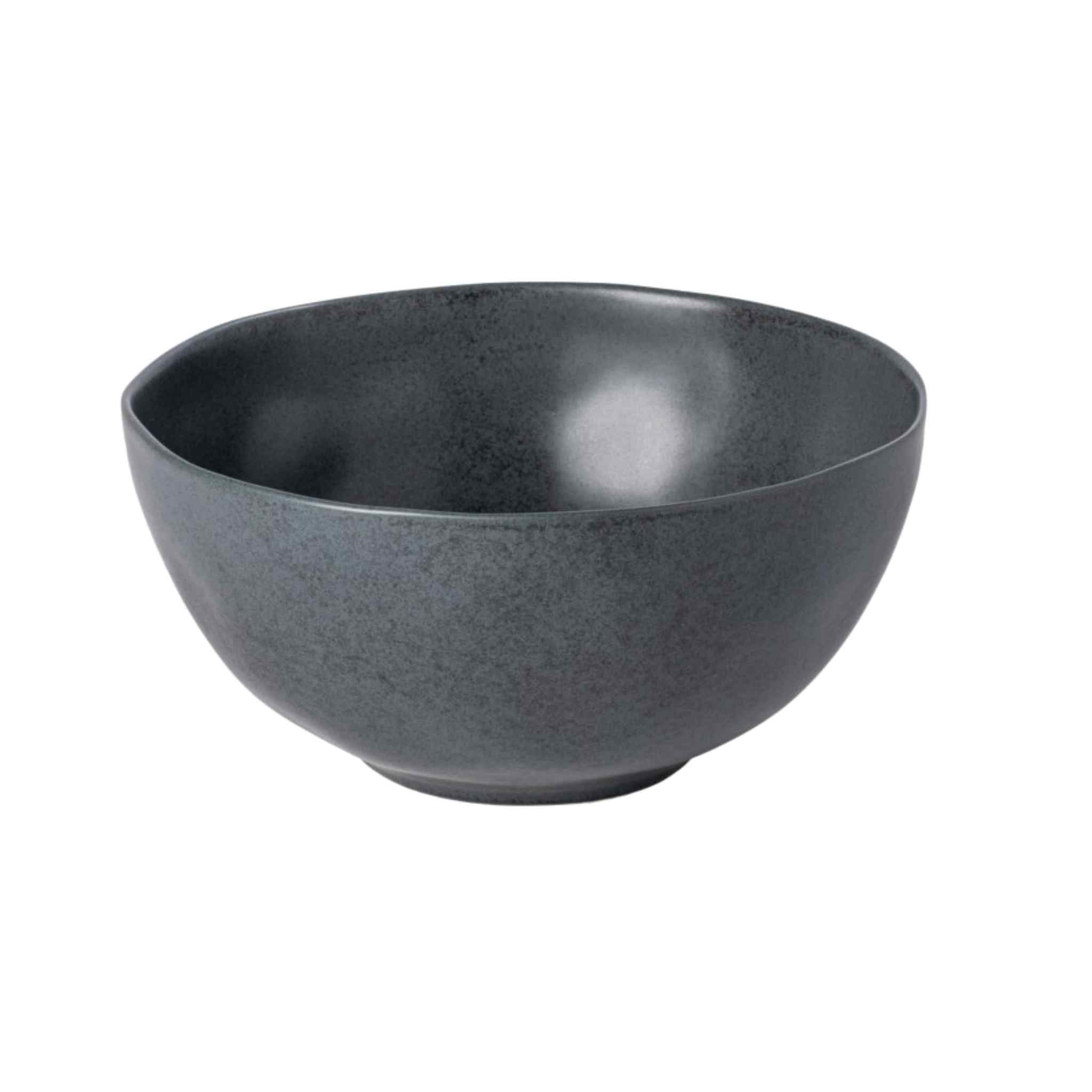 Livia Collection - Matt Black Round Serving Bowl