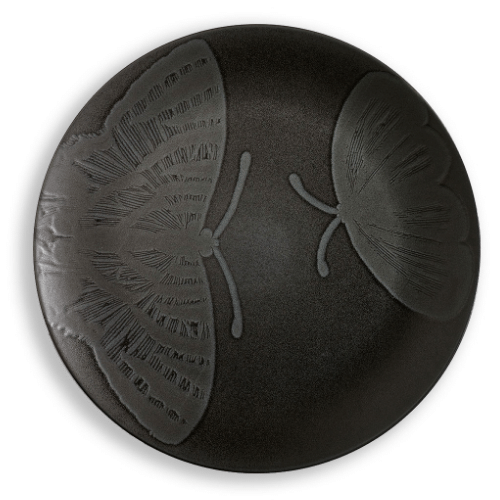 Kew Living Jewels Charger Plate in Black