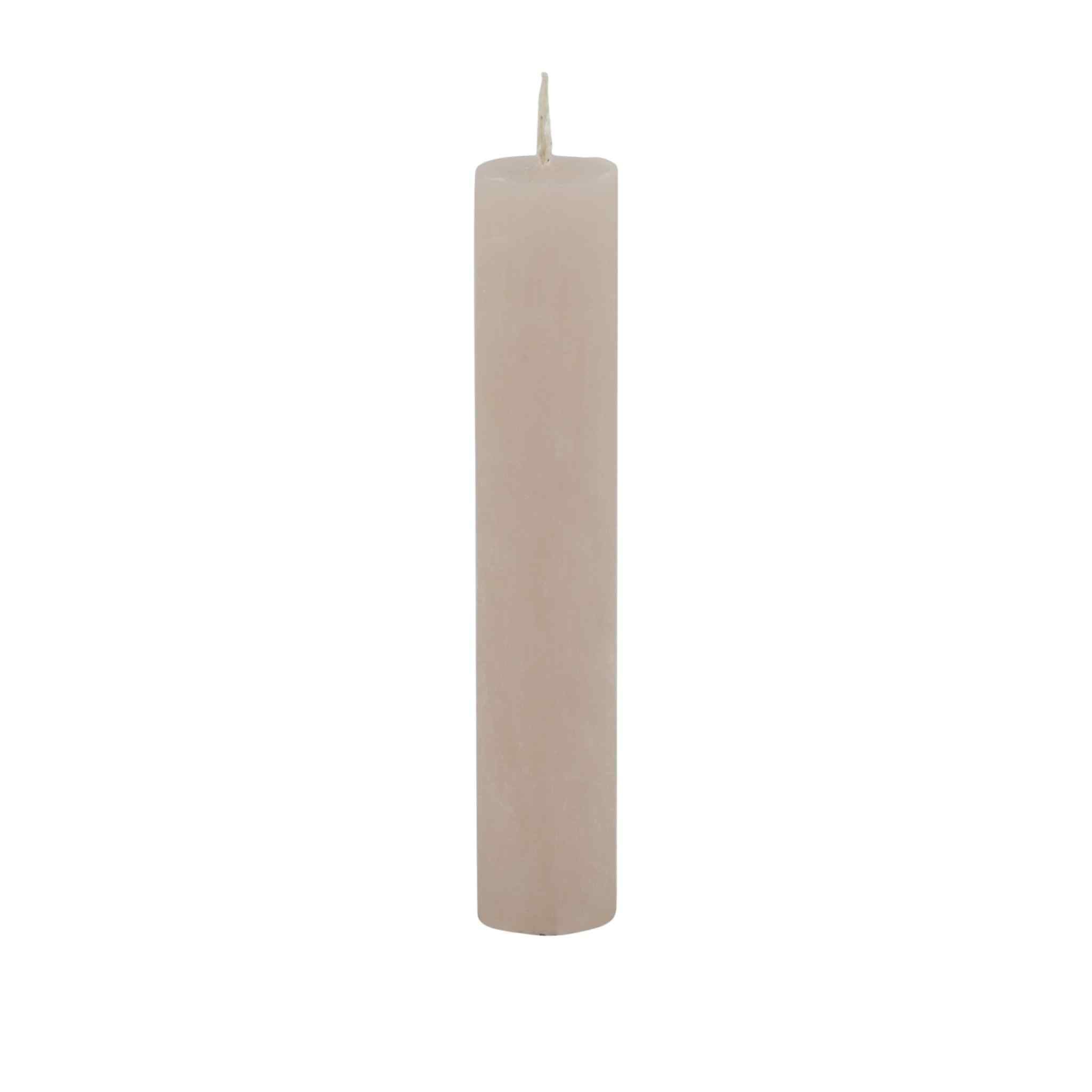 Macon Rustic Short Dinner Candle - Dusty Rose