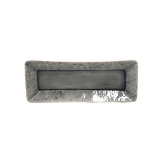 Madeira Grey Rectangular Tray - Medium