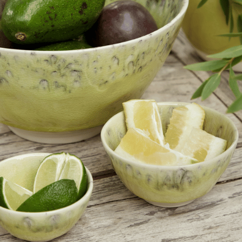 Madeira Lemon Green Bowls